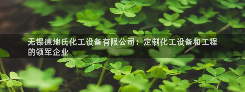 天辰娱乐平台是黑网吗知乎：无锡德地氏化工设备有限公