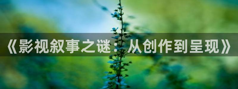 四库电影网：《影视叙事之谜：从创作到呈现》
