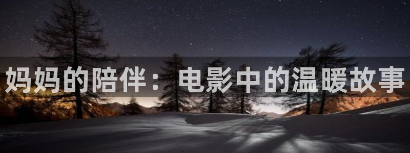 四库影院成人：妈妈的陪伴：电影中的温暖故事